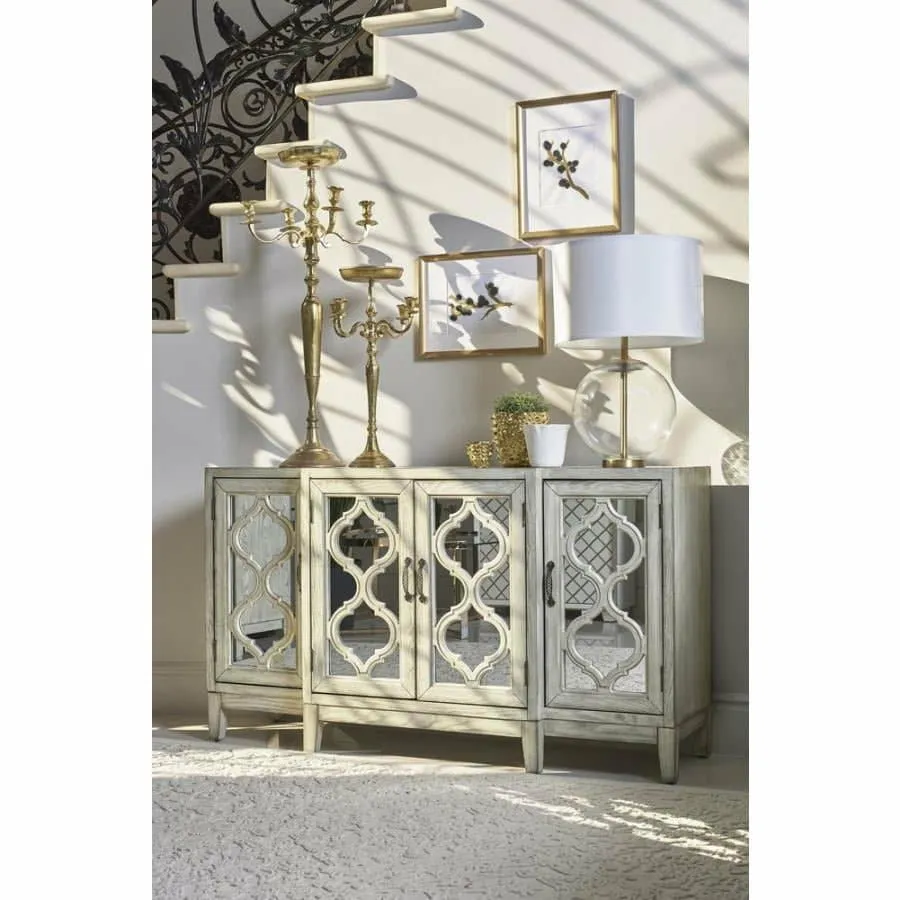 4-Door Accent Cabinet in Antique White