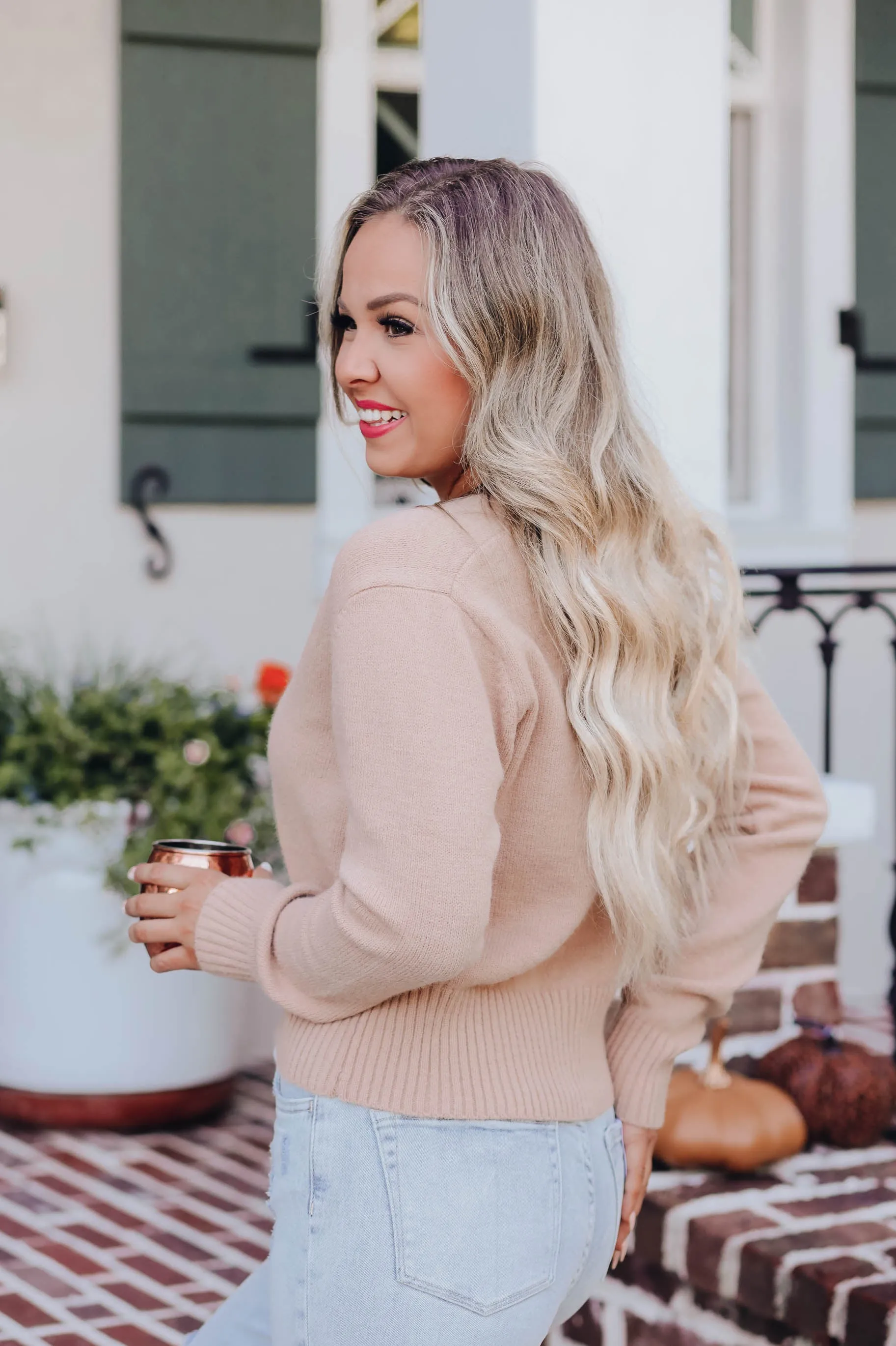CoCo Button Up Cropped Cardigan