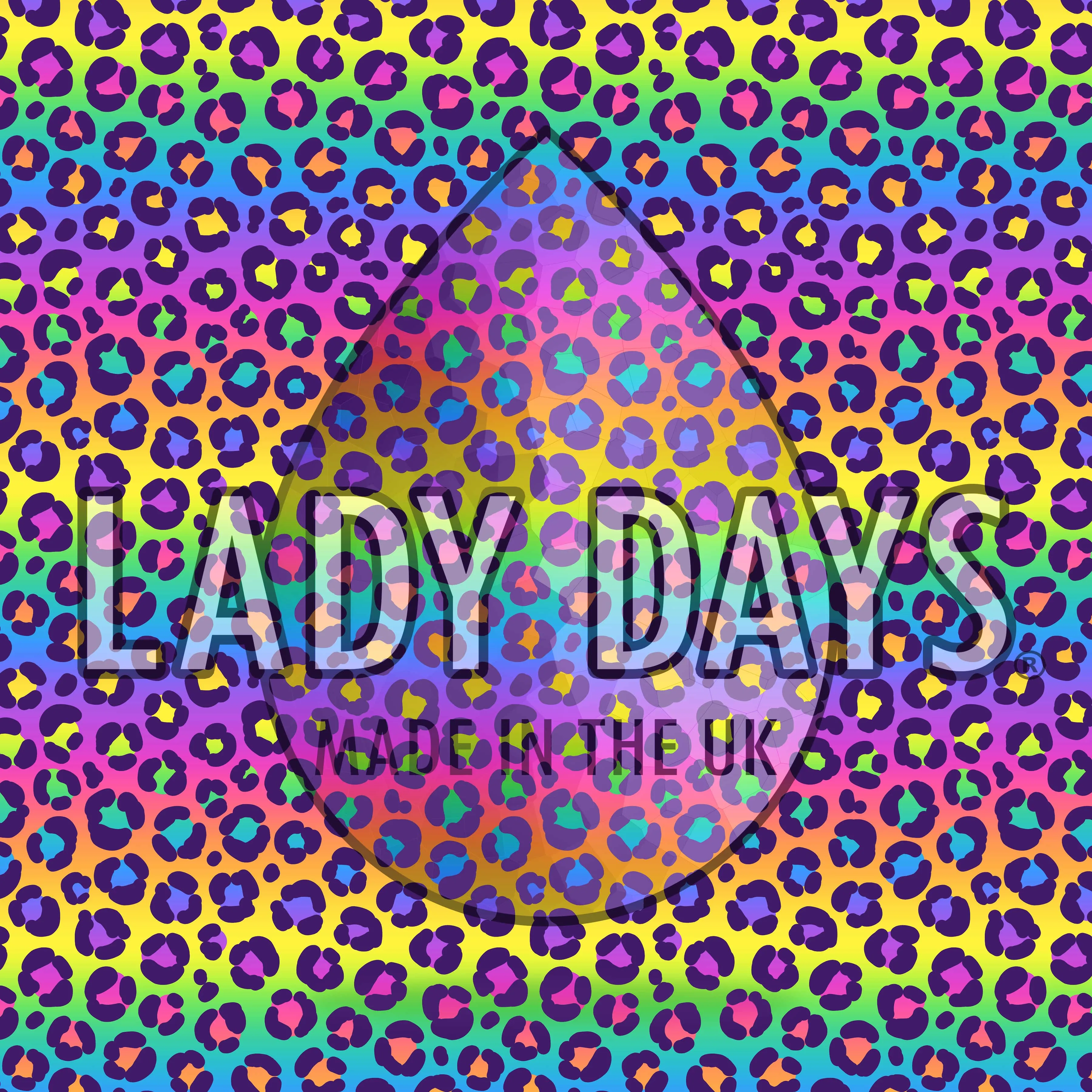 Custom Order - Rainbow Leopard Print