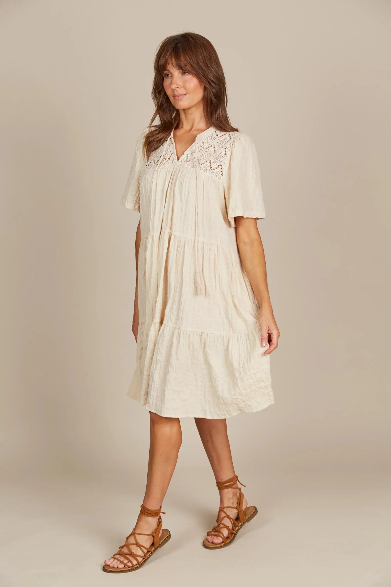 Fleur Dress - Canvas