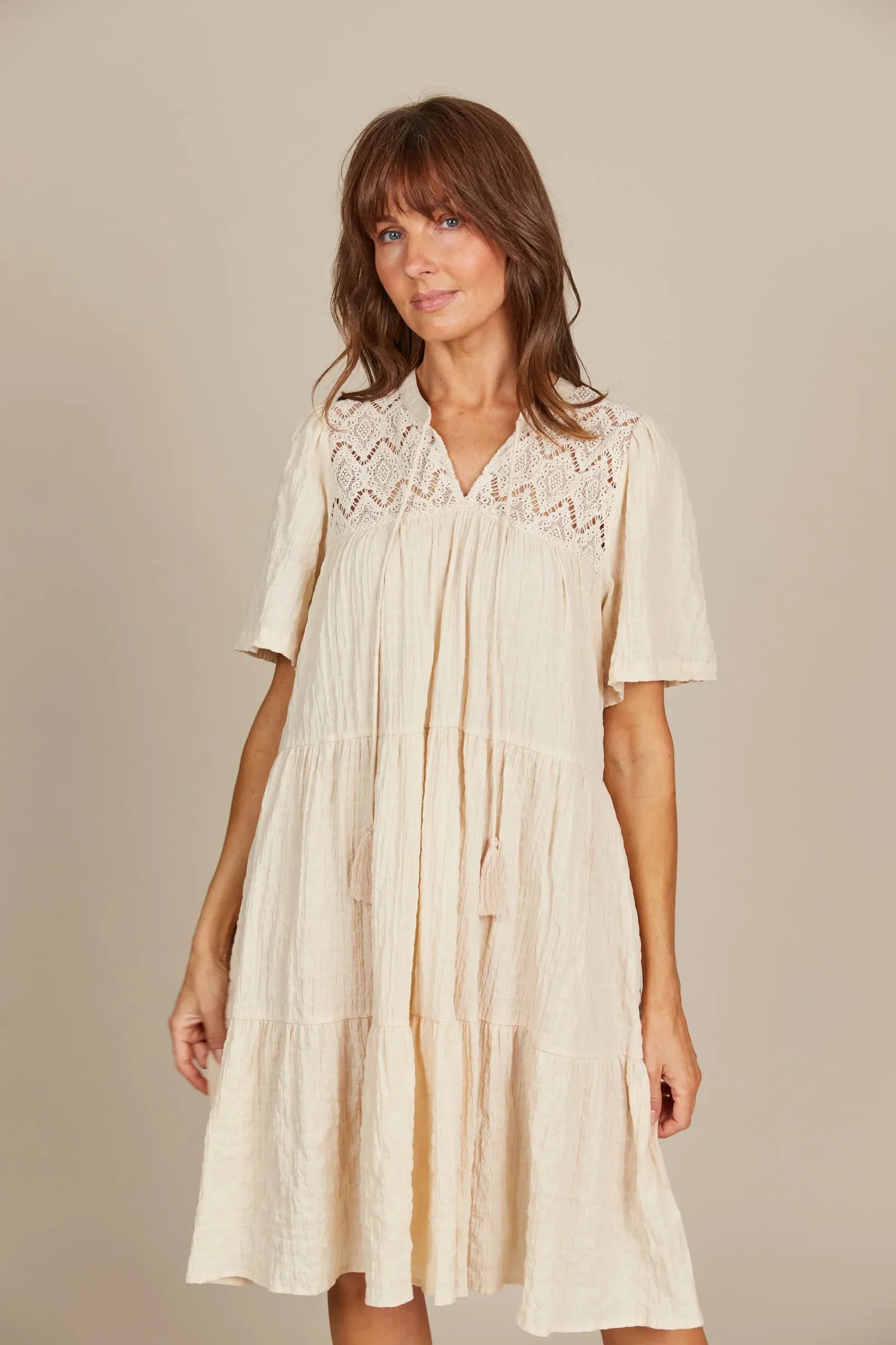 Fleur Dress - Canvas