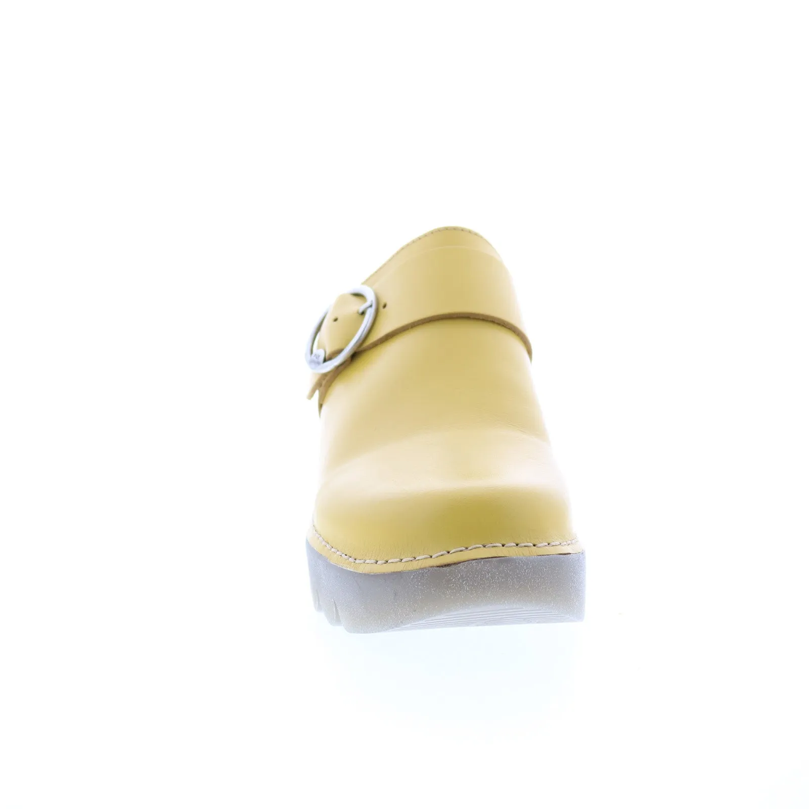 Fly London Enda ENDA510FLY-004 Womens Yellow Leather Heeled Sandals Shoes