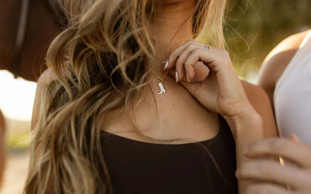 Made For Walkin | Gold Filled Boot Necklace