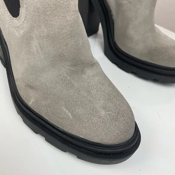 Marc Fisher Gray Ramiro Heeled Chelsea Bootie Size 6.5 NWOT