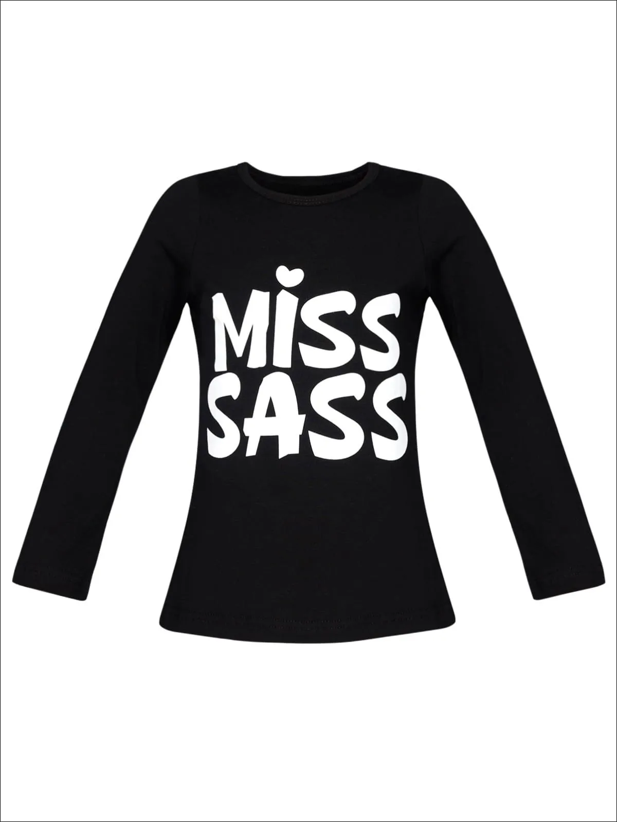 Miss Sass Long Sleeve Statement Top