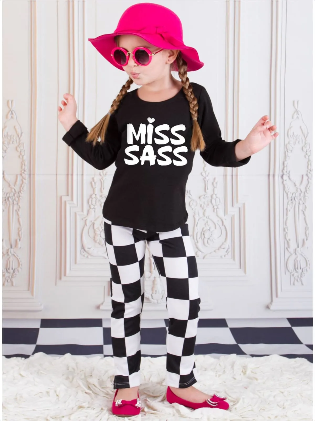 Miss Sass Long Sleeve Statement Top