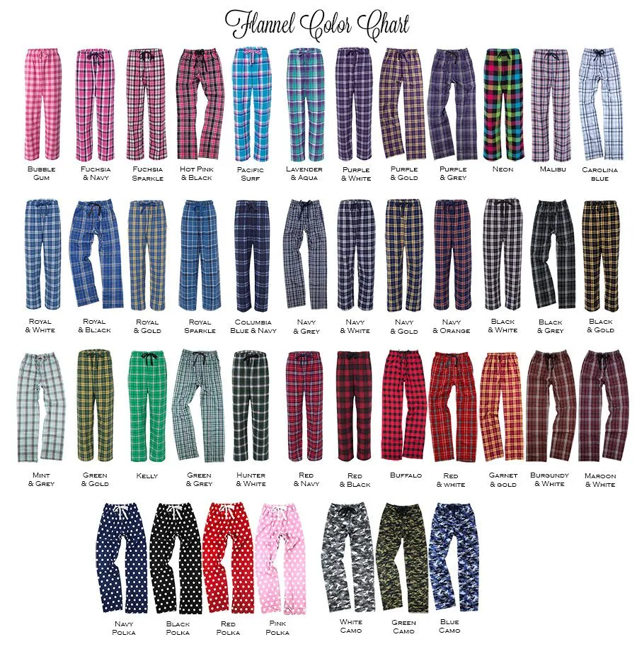 Sigma Alpha Iota Flannel Pants