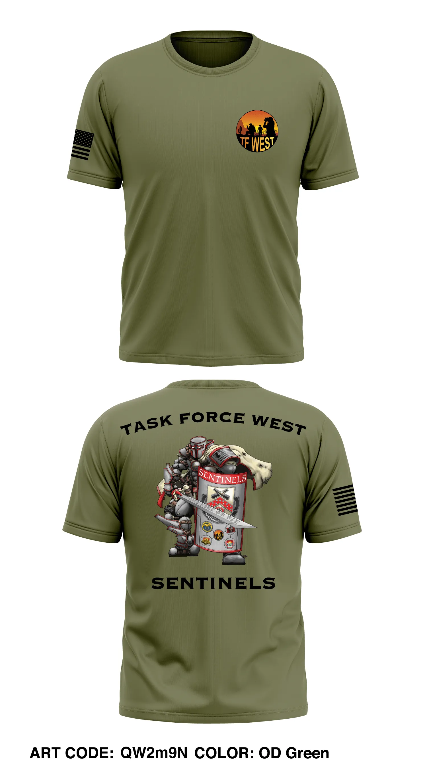 Task Force West Sentinels  Store 1 Core Men's SS Performance Tee - QW2m9N