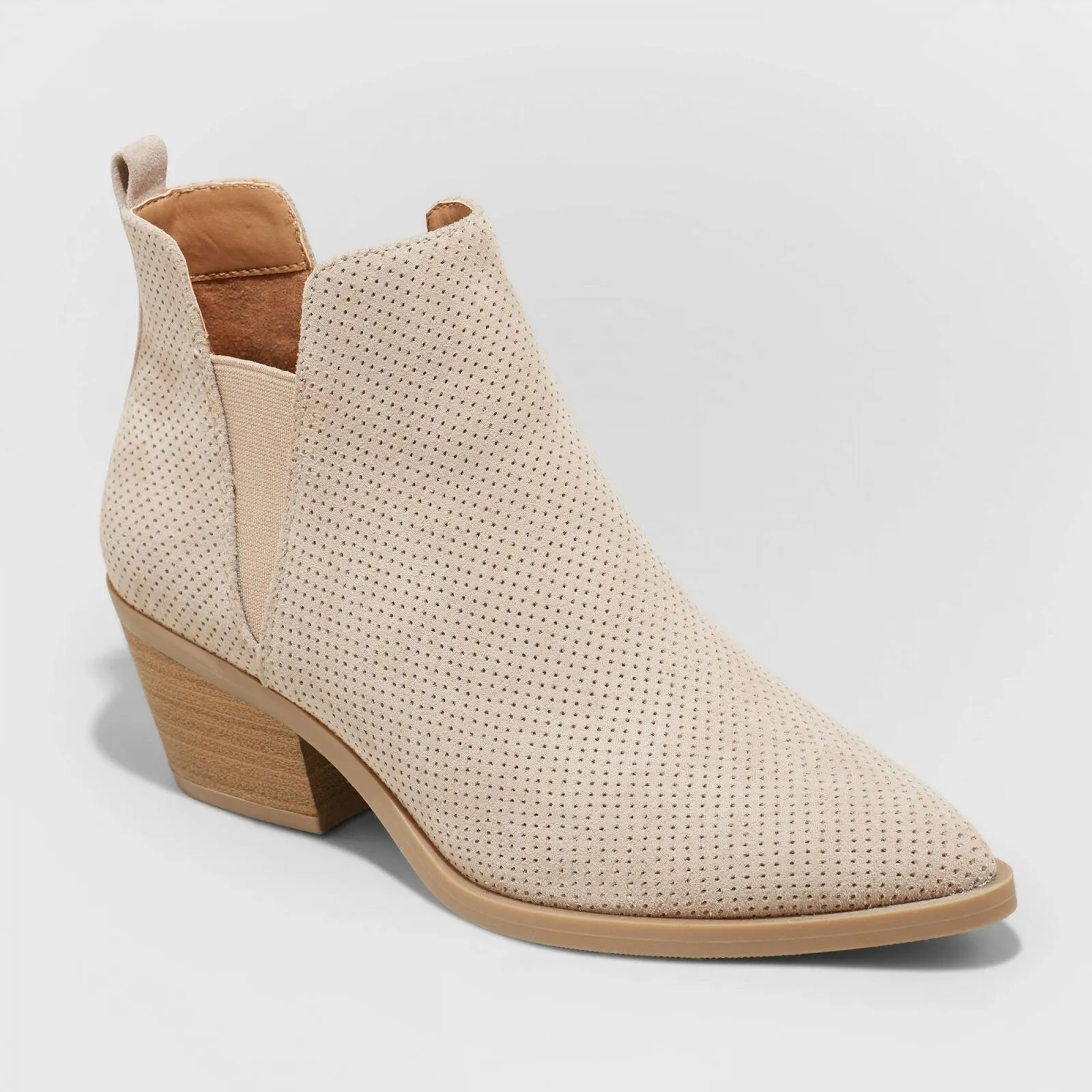 Universal Thread Women's Sylvie Ankle Boots Taupe Brown 10